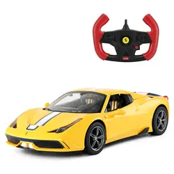 ماشین کنترلی راستار 1:14 مدل Ferrari 458 Speciale A زرد