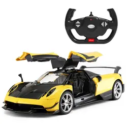 ماشین کنترلی راستار 1:14 مدل Pagani Huayra BC زرد