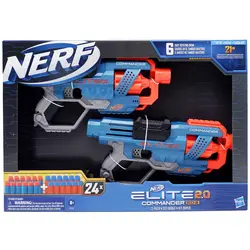 تفنگ نرف Nerf مدل Commander RD-6 2-Pack