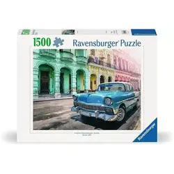 پازل 1500 قطعه Ravensburger طرح ماشین در کوبا