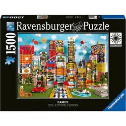 پازل 1500 قطعه Ravensburger طرح خانه های کارتی ایمز
