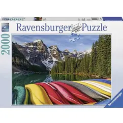 پازل 2000 قطعه Ravensburger طرح کانوهای کوهستان