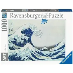 پازل 1000 قطعه Ravensburger طرح موج بزرگ اثر کاناگاوا