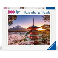 پازل 1000 قطعه Ravensburger طرح شکوفه های گیلاس در ژاپن