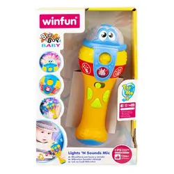 میکروفون موزیکال چراغ‌دار winfun