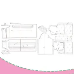 الگو خیاطی مدل بلوز و شلوار خواب زنانه سایز 36 تا 46 (بلوز یقه انگلیسی و شلوار آزاد مناسب لباس خواب مدرن زنانه «آکادمی مولر » از سایز ۳۶ تا ۴۶)