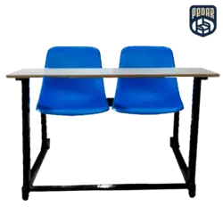 نیمکت آموزشی دو نفره LX کد TS402 - مبل پدر