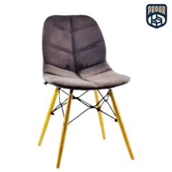 صندلی کندوپایه چوب تمام پارچه مدل K500PE بنیزان - مبلمان اداری پدر