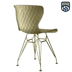 صندلی دیاموند پایه ایفلی آبکاری مدل B530 بنیزان - مبلمان اداری پدر