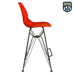 صندلی ﮐﻨﺪو پایه بلند درختی فلز K660s بنیزان - مبلمان اداری پدر