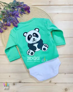 ست سه تیکه بادی / شلوار / مانتو اسپرت پاندا