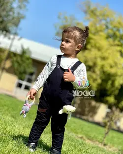 بیلر پیشبندی اسپرت کتان عروسک دار