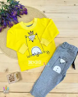 ست دو تیکه بلوز و شلوار اسپرت و فانتزی سمور