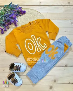 ست دو تیکه بلوز و شلوار اسپرت مناسب ۴ فصل Ok