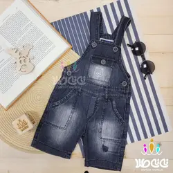 بیلر جین کوتاه اسپرت تک رنگ خرسی