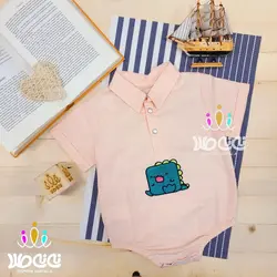 بادی آستین کوتاه پسرانه شکلک