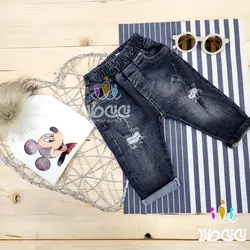 شلوار لی اسپرت مام زاپ دار