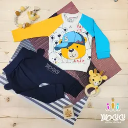 بلوز و شلوار اسپرت | خرس کلاه دار