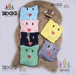 هودی اسپرت خرگوش زیر دکمه دار