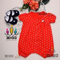 رامپر خال دار دخترانه