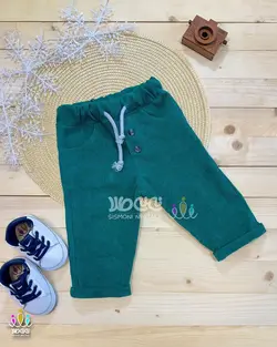 شلوار اسپرت و فانتزی مخمل کبریتی رولو