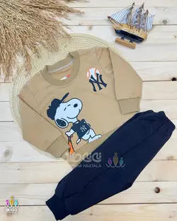 ست دو تیکه بلوز و شلوار اسپرت اسنوپی