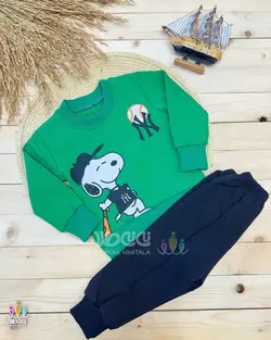 ست دو تیکه بلوز و شلوار اسپرت اسنوپی