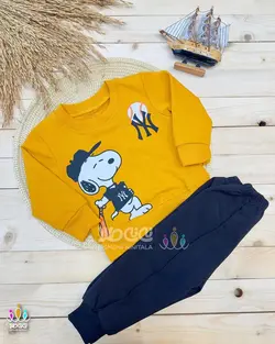 ست دو تیکه بلوز و شلوار اسپرت اسنوپی