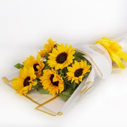 دسته گل آفتابگردان کد 6640