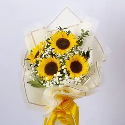دسته گل هدیه آفتابگردان کد 6480
