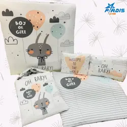 سرویس خواب 5 تکه نوزاد طرح خرگوش خوابالو کد 1013