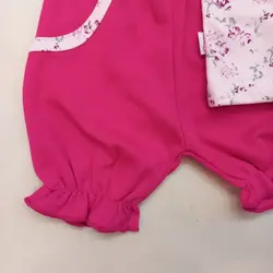 تاپ و شلوارک دخترانه مدل گلسرخ کد 245