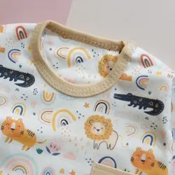 بلوز شلوار پسرانه نوزاد تا کودک  لاین کاب کد 138