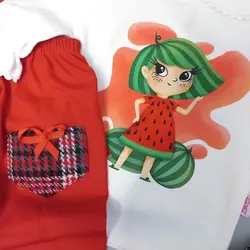 بلوز شلوار نوزاد تا کودک دخترانه Happy Night کد 695