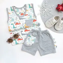 رکابی و شلوارک نوزاد تا کودک پسرانه تیرکس کد 598