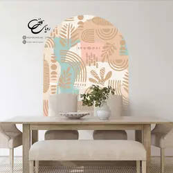 برچسب دیوار طرح طاق طرحدار