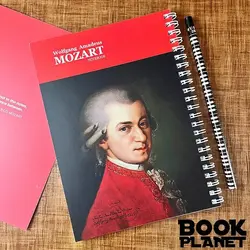 دفتر خط دار 50 برگ طرح mozart