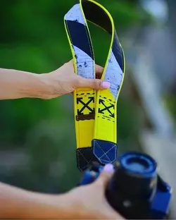 بند دوربین ترنگ طرح آف وایت