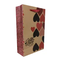 پاکت هدیه طرح قلب