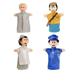 عروسک نمایشی شادی رویان مدل مشاغل مجموعه 4 عددی