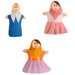 عروسک نمایش شادی رویان مدل خانواده مجموعه 3 عددی