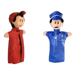 عروسک نمایشی شادی رویان مدل آتش نشان و پلیس مجموعه 2 عددی