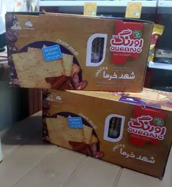 نان سنتي كاك شهد خرما طعم دارچين « اورنگ » 450 گرمي