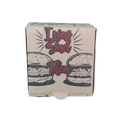 جعبه همبرگر 15 مقوای دوبلکس (بسته 100 عددی) – دو رنگ