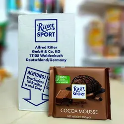 شکلات موس کاکائو ریتر اسپرت 100 گرم اصل آلمان RitterSport