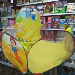 استخر توپ کودک فنری سایز 140×120 با حلقه بسکتبال با پارچه ضخیم بنری یونیکورن سورمه ای