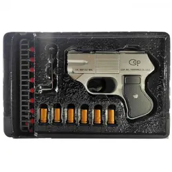 اسباب بازی تفنگ پوکه پران مدل کلت فلزی COP-357