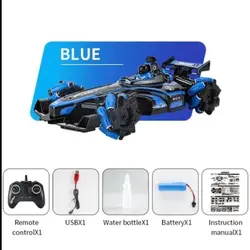 ماشین بازی کنترلی دودزا مدل Light Spray Racing Car