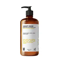 ماسک مو درمانی کراتین موهای آسیب دیده بدون سولفات اچ اس 5 (HS5) حجم 500 میل