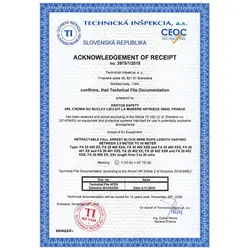 قرقره متوقف کننده سقوط کراتوس سیفتی مدل 20 متری کد FA2040220BKratos Safety retractable fall arrester 20 m - FA2040220